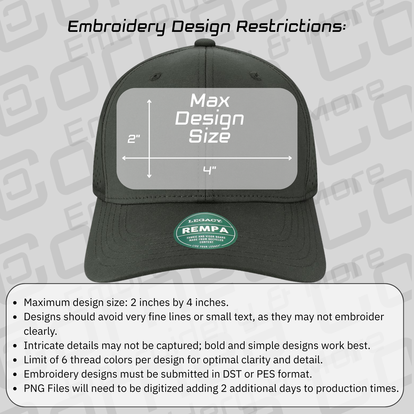 Legacy Cut Hat- Design Your Own
