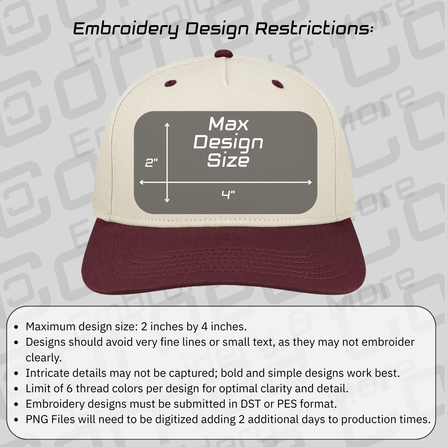 Two-tone Hat - Design Your Own
