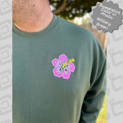 Hibiscus Crewneck Sweatshirt